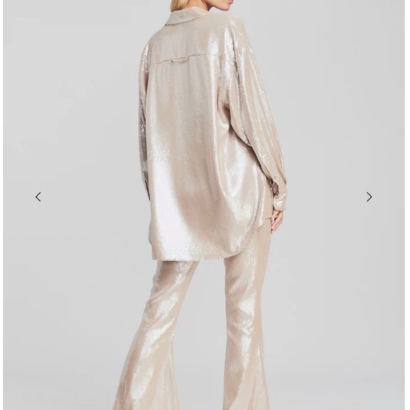 Retrofête JACE SEQUIN TOP Size: M Original Price $395 *Pants Avail Separately* - Picture 5 of 12